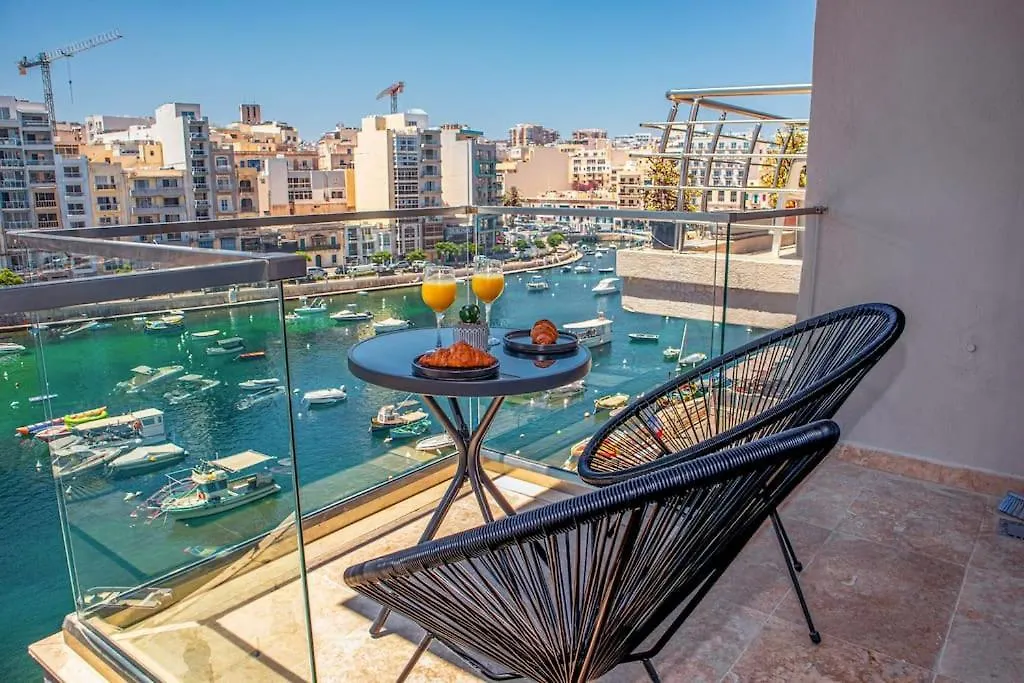Stylish Seafront Spinola Apartment St. Julian's Malta